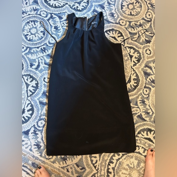 Oleg Cassini Black Halter Sheath Mini Dress - Picture 1 of 3